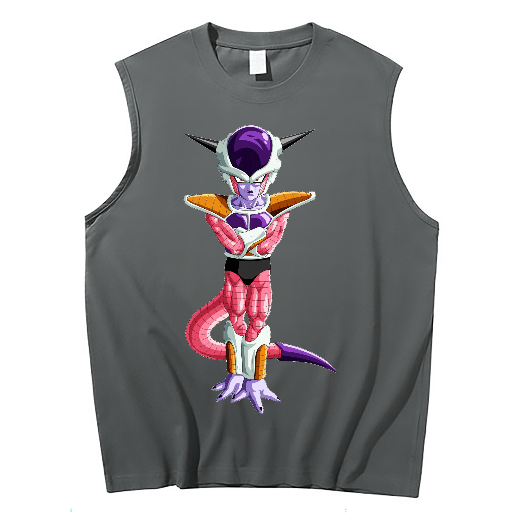 （画像用） ドラゴンボール フリーザ DRAGON BALL Frieza コットン100％タンクトップ（フロントプリント）